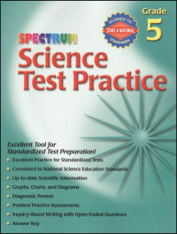 Image of Spectrum science test practice grade 5